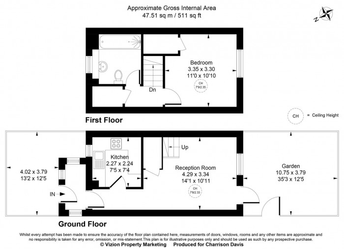 Floorplans For Harecastle Close, Hayes