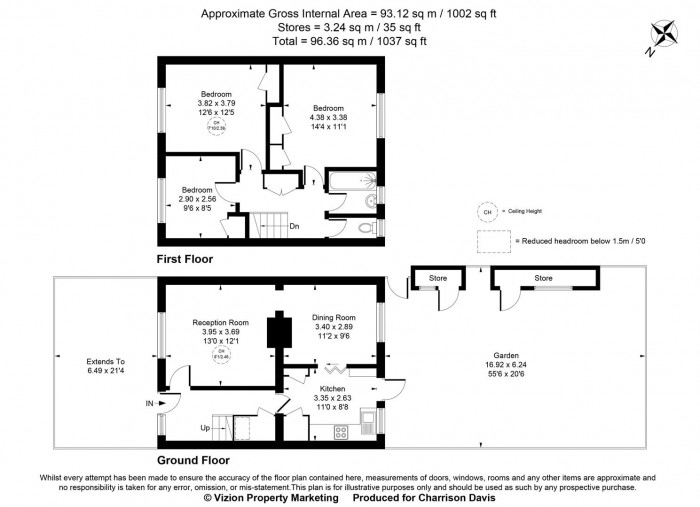 Floorplans For Rushdene Crescent, Northolt