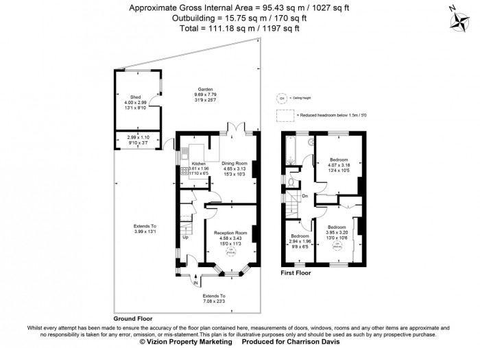 Floorplans For Kingshill Avenue, Northolt