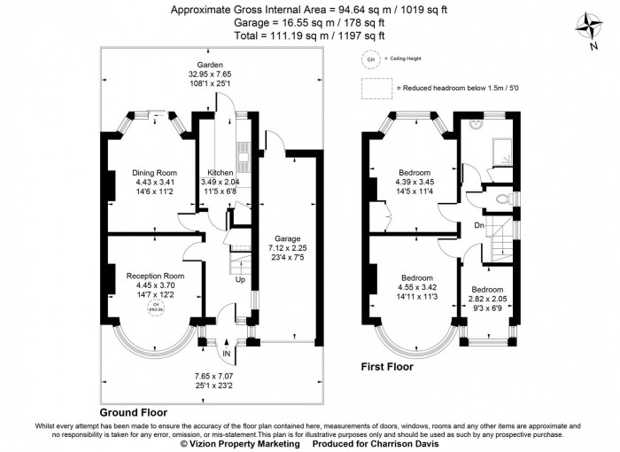 Floorplans For Cavendish Avenue, Sudbury Hill, Harrow