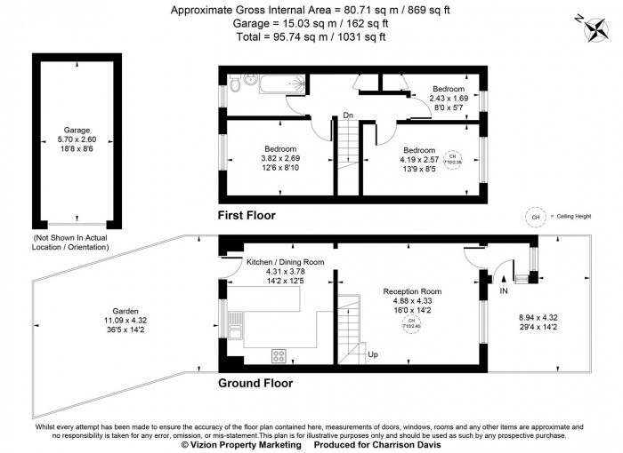 Floorplans For Turner Close, Hayes