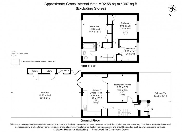 Floorplans For Rushdene Close, Northolt