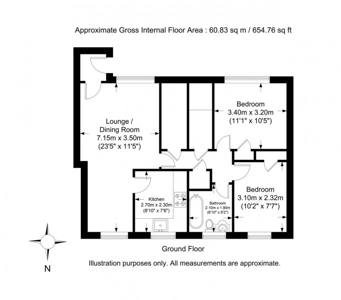 Floorplans For Dallega Close, Hayes