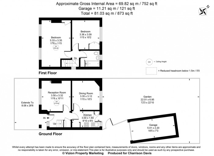 Floorplans For Grosvenor Avenue, Hayes