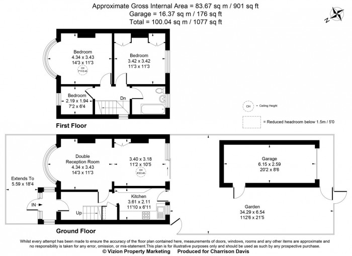 Floorplans For Grosvenor Crescent, Hillingdon