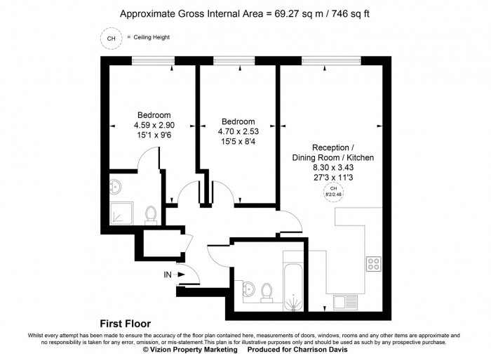 Floorplans For Cranford Lane, Hayes