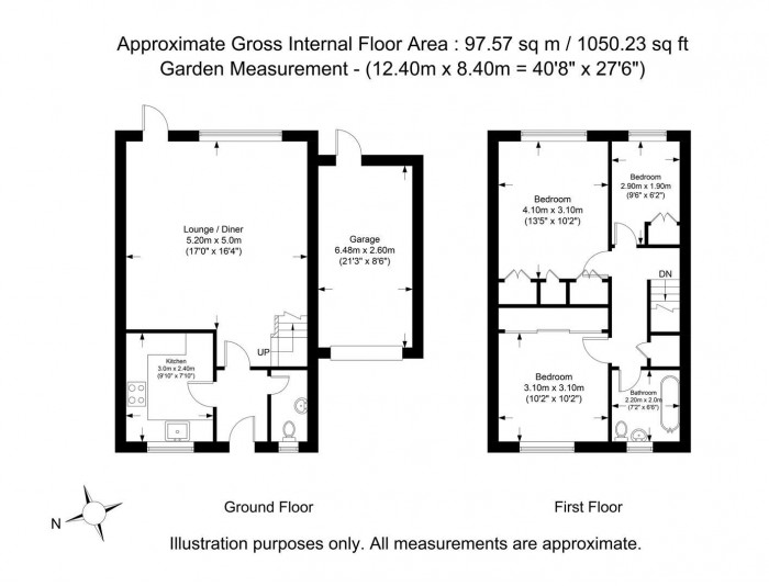 Floorplans For Burket Close, Southall