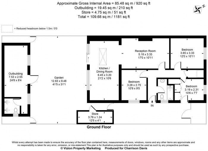 Floorplans For 17 Shelley Close, Hayes