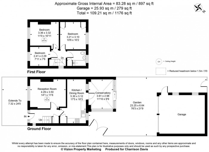 Floorplans For Grosvenor Avenue, Hayes