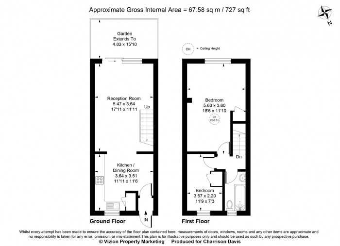 Floorplans For High Street, Harlington