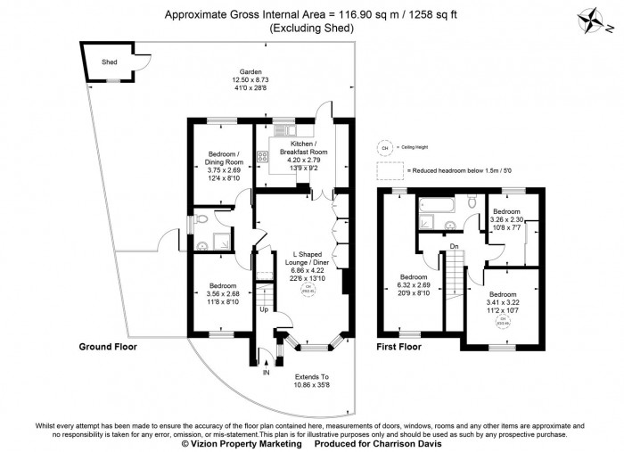 Floorplans For Oakington Avenue, Hayes